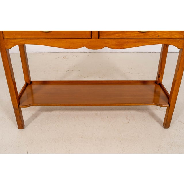Kittinger Country Pine Two-Tier Two-Drawer Server Buffet Table For Sale - Image 15 of 16
