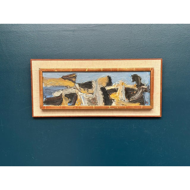 Calle Johansson, Bird Movement, 1959, Oil Painting on Panel, Framed For Sale - Image 8 of 13