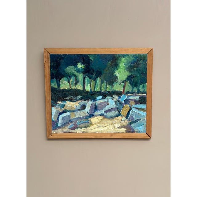 Jarl Lindblad, Landscape Composition, 1998, Oil on Canvas, Framed For Sale - Image 4 of 18