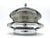 Large Space Age Smoked Glass and Chrome Ceiling Light from Hillebrand Leuchten, Germany, 1970s For Sale - Image 6 of 18