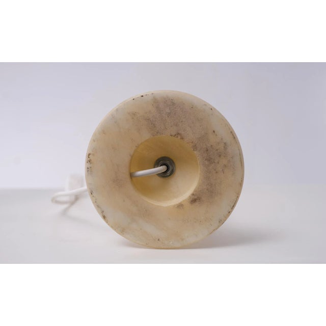 Classical Greek Alabaster Table Lamps, Spain, 1970s, Set of 2 For Sale - Image 9 of 10