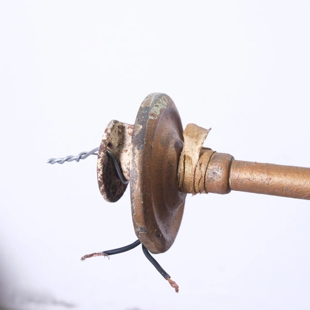 Metal Antique Art Nouveau Lantern Pendant, 1890s For Sale - Image 7 of 16