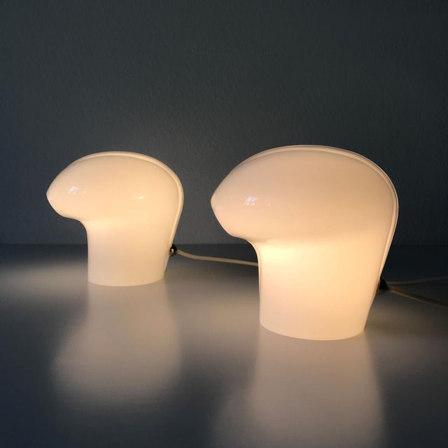 Mid-Century Modern Murano Glass Table Lamps, Italy, 1970s, Set of 2 For Sale - Image 11 of 18