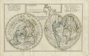Antique Map of the World with California as an Island, 1788