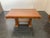 Walnut Dining Table with Walnut Feather Steel Base, 1940s For Sale - Image 10 of 10