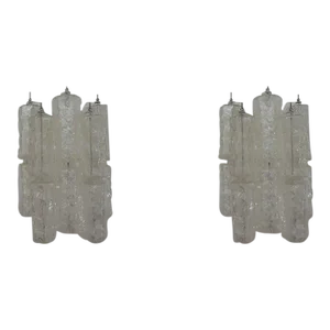 Pair of Murano Glass Sconces by Toni Zuccheri for Venini