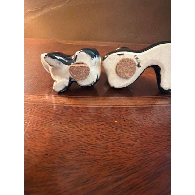 1950s Vintage Robert Simmons Ceramics Skunk Figurines Pewey and Pewette ca.1950s For Sale - Image 5 of 7