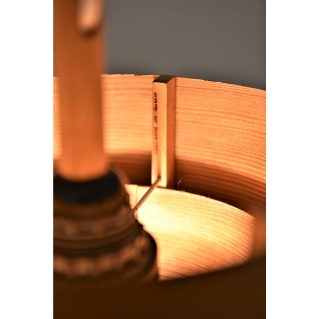 Swedish Pine Pendant Lamp by Hans-Agne Jakobsson, Ellysett A For Sale - Image 10 of 11