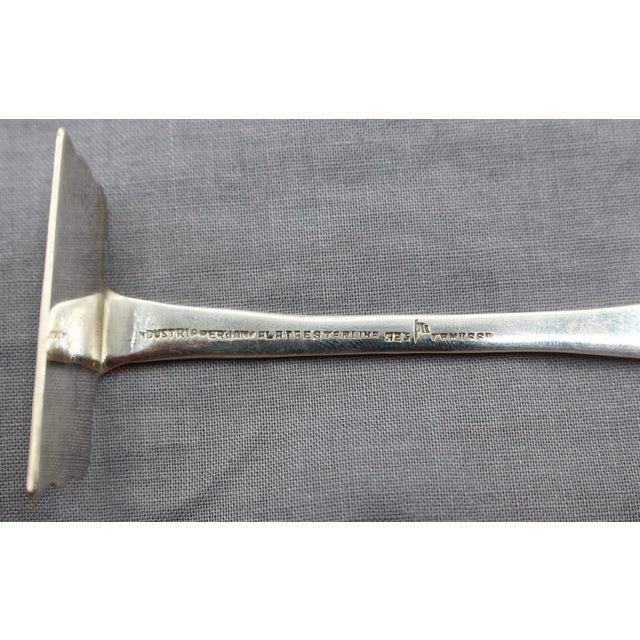 Early 20th Century Peruvian Sterling Silver Food Pusher by Camusso For Sale In Raleigh - Image 6 of 6