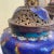 Metal Asian Blue Footed Cloisonné For Sale - Image 7 of 8