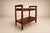 Brazilian Modern Bar Cart in Imbuia Wood With Two Tiers and Slatted Shelf, Brazil, 1960s For Sale - Image 10 of 18
