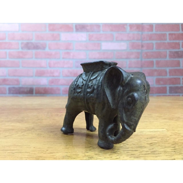 Vintage Cast Iron Elephant Bank Chairish