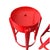 Contemporary Set of 4 Philippe Starck Ghost Stools in Glossy Red For Sale - Image 3 of 5
