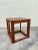 Brown Mid Century Modern Teak Nesting Tables | Set of Two by Kai Kristiansen For Sale - Image 8 of 12