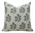 Block Print Thick Linen Cushion Cover 14x20 Inch Throw Pillow -Neha For Sale