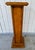 Italian Vintage Burled Wood Italian Florentia Sculpture Display Pedestal For Sale - Image 3 of 12