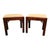 Pair of Vintage W & J Sloane Ming-Style Hardwood Benches With Corner Spandrels For Sale - Image 9 of 10