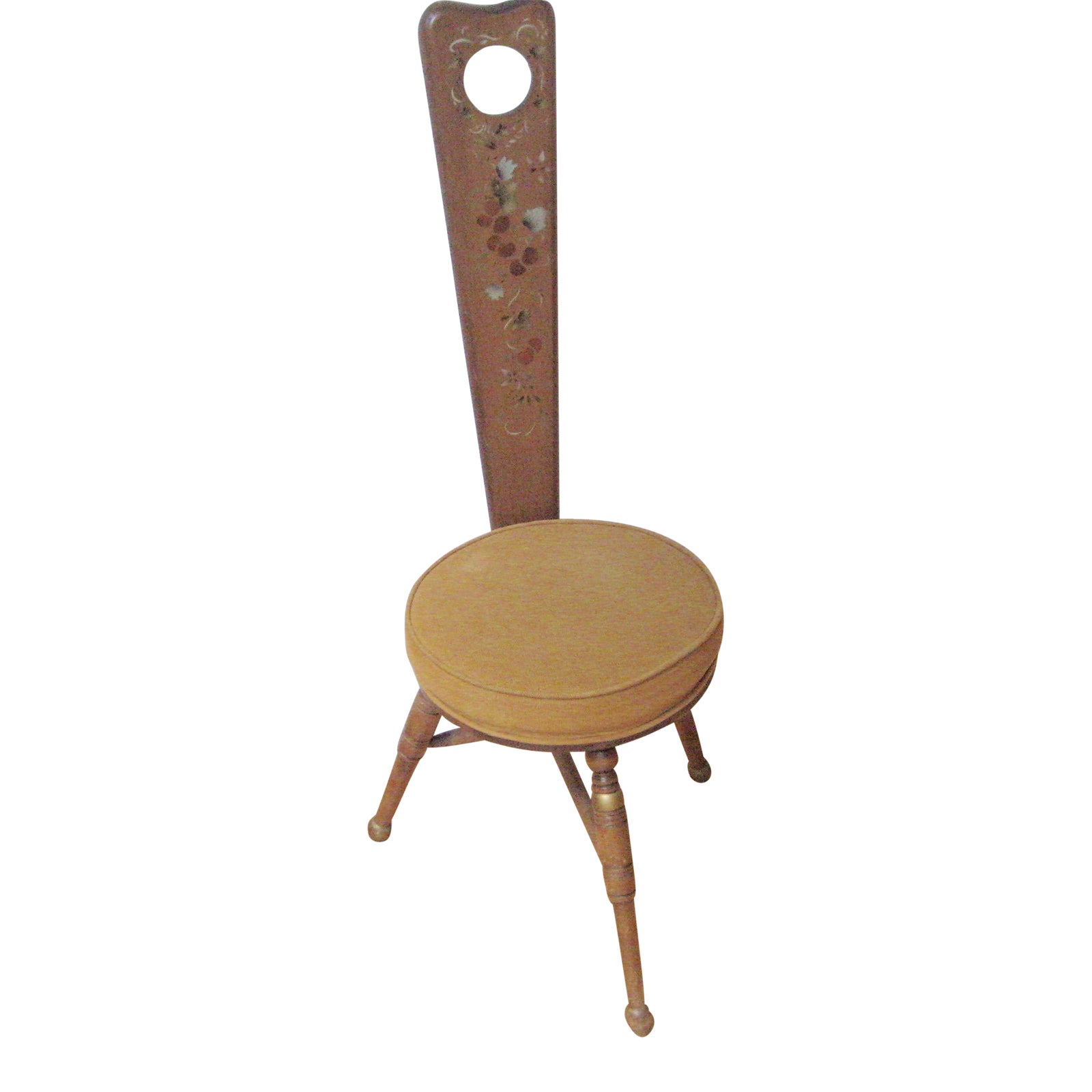 1960s Vintage Gardner Three Leg Spinning Chair Chairish