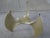 Gold Mid-Century Hesterberg Style Propeller Side Table For Sale - Image 8 of 10