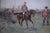Paint The City and Suburban Handicap at Epsom Downs "Come Along Grey Leg!" 1894 Watercolour by George Finch Mason For Sale - Image 7 of 8