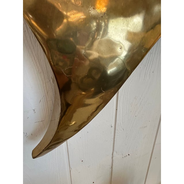 Mid-Century Modern Signed Curtis Jere Midcentury Modern Brass Horse Head Wall Sculpture For Sale - Image 3 of 10