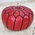 This handcrafted Moroccan leather pouf cover is made from genuine goat leather and traditionally hand-stitched by skilled...