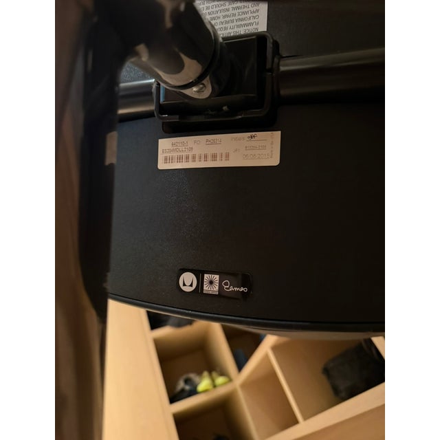 Herman Miller Eames Time Life Chair in Black Leather With Polished Chrome Base For Sale - Image 12 of 12
