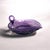 Mid-Century Duncan & Miller Sandwich Purple Glass Candy Dish Trinket Dish For Sale - Image 4 of 12