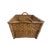 1960s French Wicker Market Basket For Sale - Image 4 of 9