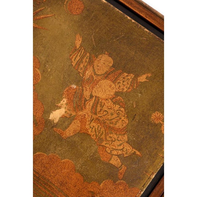 19th Century Chinoiserie Triptych Mirror For Sale - Image 12 of 15