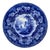 Vintage Doulton Burslem England Flow Blue Plate For Sale