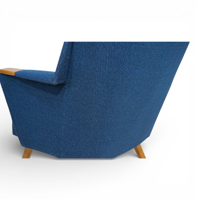 Cocktail Chair in Blue from MCM, 1950 For Sale - Image 17 of 18