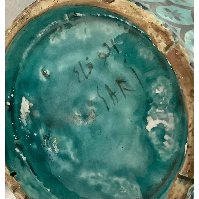 Large Moroccan Ceramic Pottery Vase by Poterie Serghini Chairish