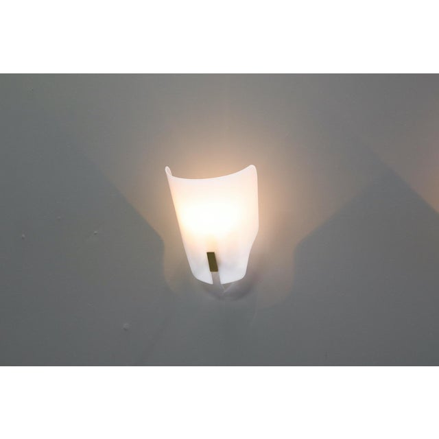 Model 167 PX Methacrylate White Wall Lamps by Gino Sarfatti for Arteluce, 1950s, Set of 2 For Sale - Image 13 of 16