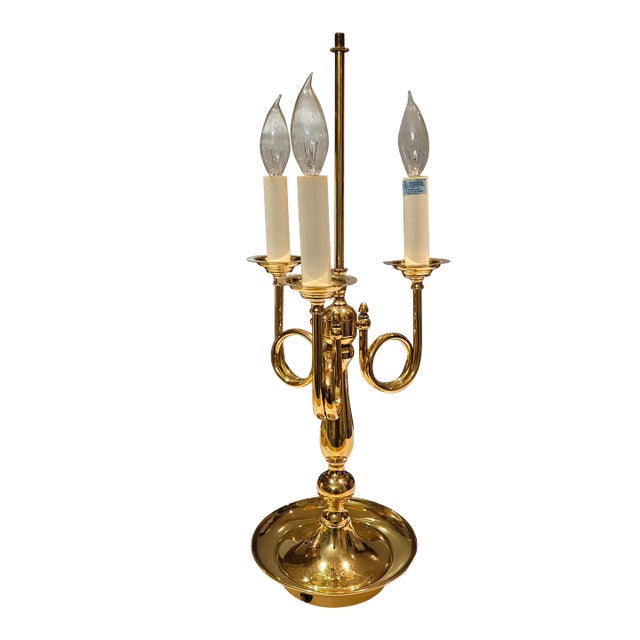 Vintage French Louis XVI Style Bouillotte Lamp For Sale