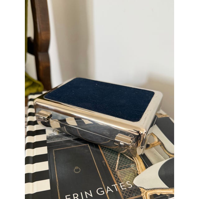 Late 20th Century Late 20th Century Silverplate Rectangular Box With Monogram For Sale - Image 5 of 5