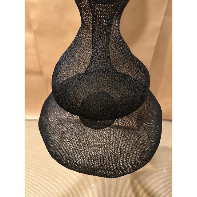 Contemporary Knitted Metal Hanging Sculpture For Sale - Image 11 of 12