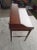 Wood Drexel MCM Biscayne Desk in Walnut With White Laminate Top For Sale - Image 7 of 7