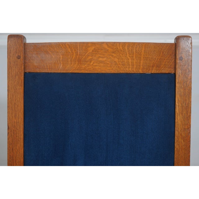 2000 - 2009 Stickley Mission Oak Arts & Crafts Side Chair For Sale - Image 5 of 18