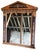 Vintage Clasical Gilt Yew and Ebonised Overmantle Mirror, 1990s For Sale - Image 10 of 10