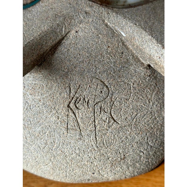1990s Ken Pick Stoneware Pottery Vase Sculpture For Sale In Los Angeles - Image 6 of 6