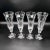 Glass Vintage Champagne Flutes by Cristal Sevres, 1980s, Set of 4 For Sale - Image 7 of 13