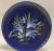 Royal Blue Vintage Cobalt Blue Ceramic Decorative Plate France 1960s For Sale - Image 8 of 12