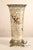 Victorian Hand Painted Porcelain Decorative Vase with Gilded Metal Base and Cap For Sale - Image 3 of 17