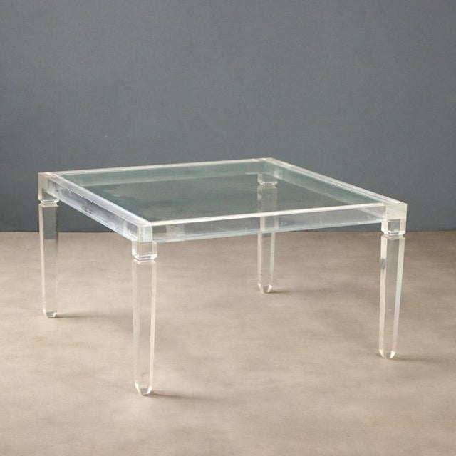 Vintage Coffee Table in Plastic and Glass, Italy, 1990s For Sale - Image 9 of 9