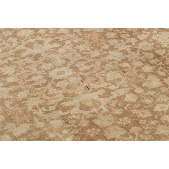 Rug & Kilim Antique Tabriz Floral Medallion Wool Rug, by Rug & Kilim, 1920-1929 For Sale - Image 4 of 9