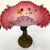Ruffled Bowl Centerpiece on Bronze Cherub Base, Victorian Bride's Bowl For Sale - Image 4 of 8