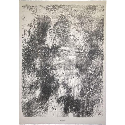 Rocaille is an original lithograph on watermarked paper "Arc". Abstract composition by the French artist Jean Dubuffet....