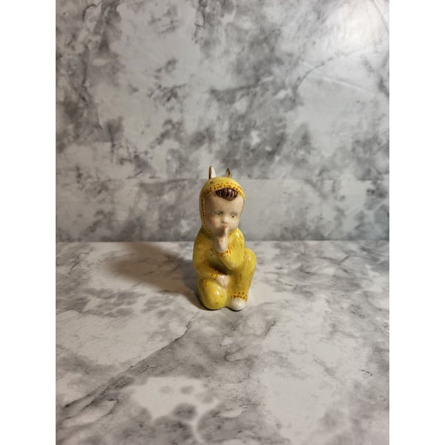 1920s L E Smith Ceramic Angel Figurine For Sale In San Francisco - Image 6 of 12