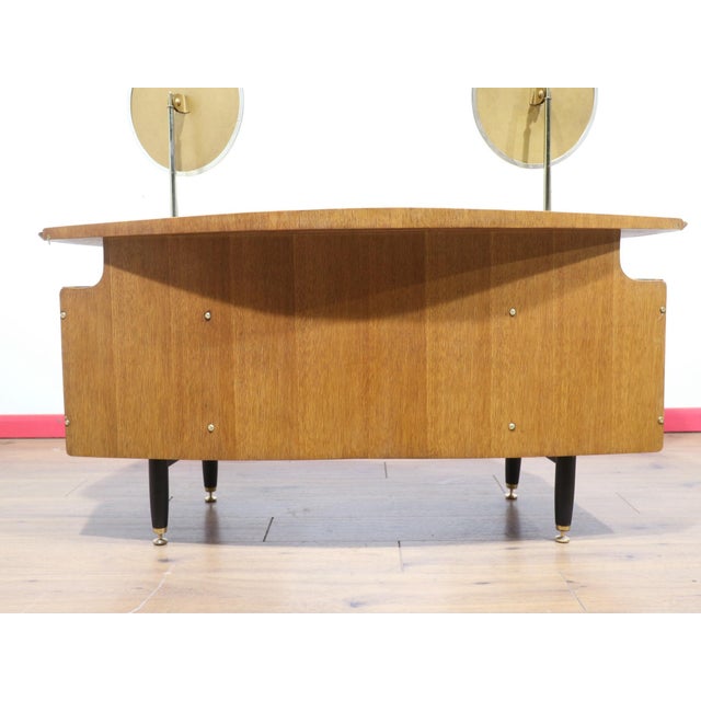 Wood Mid Century Modern Vintage Vanity Dresser Table by G Plan For Sale - Image 7 of 11